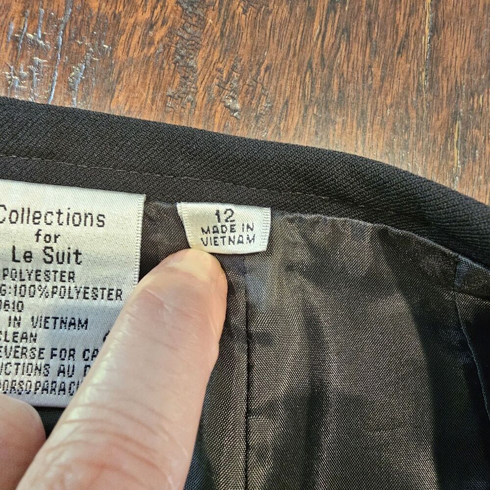 Women's Black Knee-Length Professional Skirt Careerwear Workwear Suiting Size 12 - Picture 2 of 8
